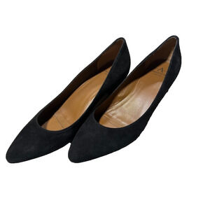 Aquatalia Black Suede Pasha Pump Women's 8